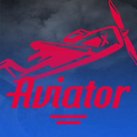 Aviator crash game poster by Spribe